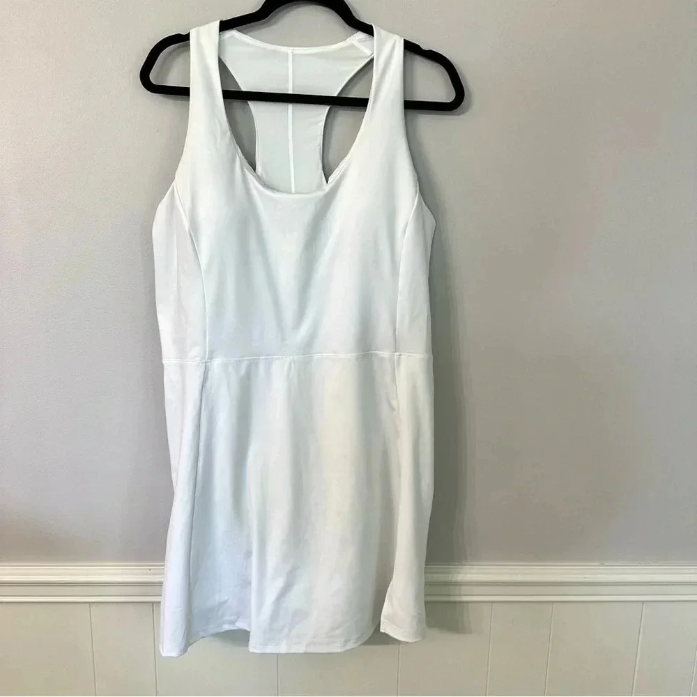 J. Crew Women's White Active CloudStretch Side-Split Sports Dress Size XL NWT